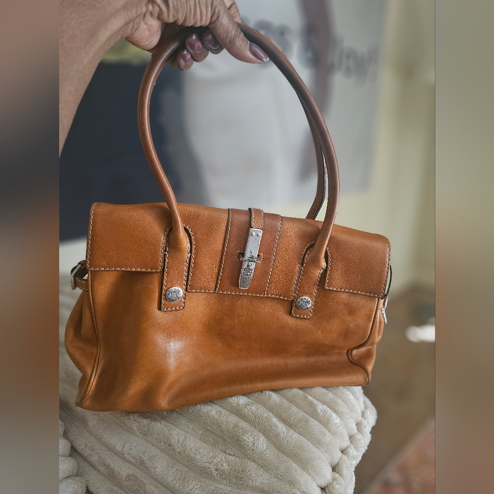 Vintage Michael Kors Elegant Tan Leather Handbag